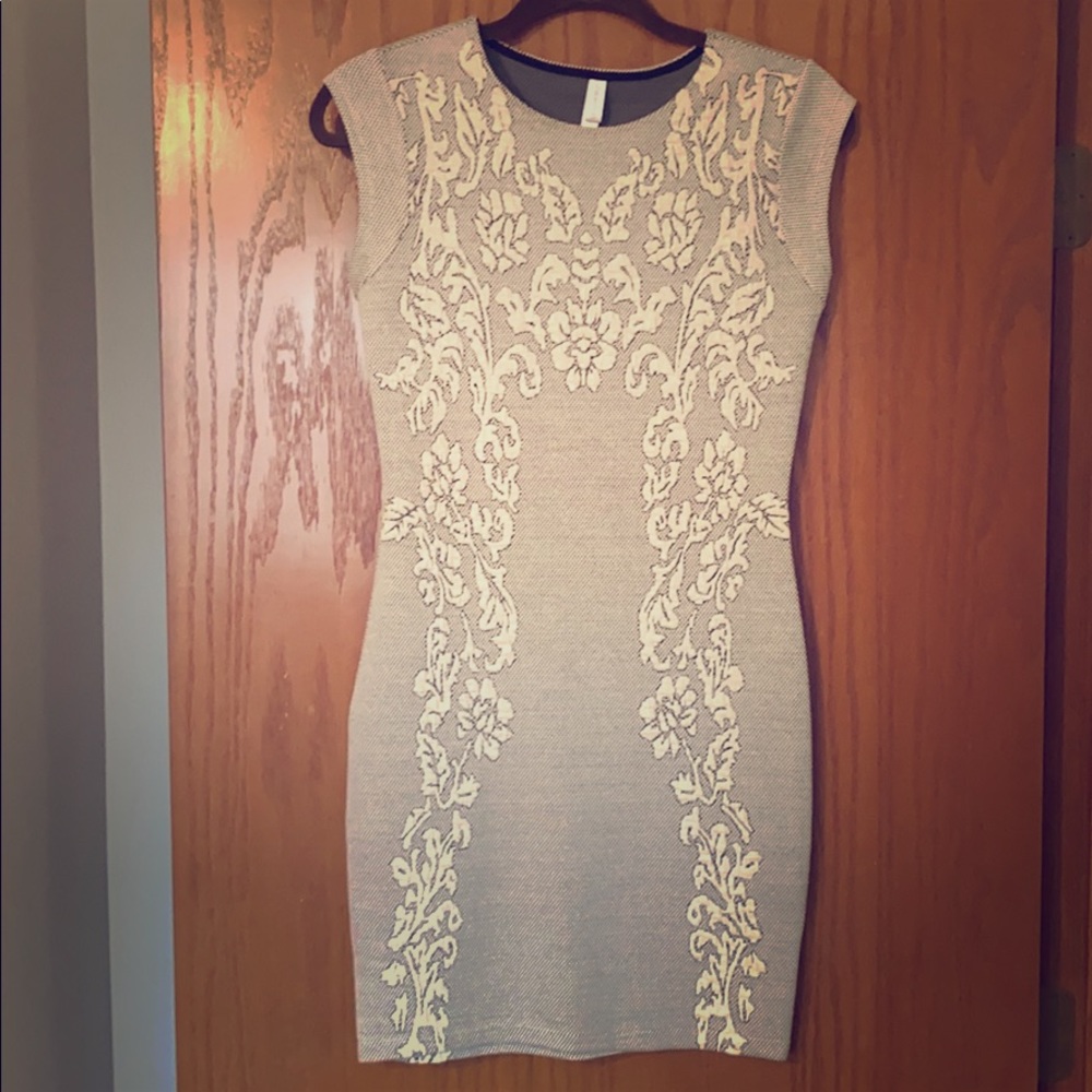 Floral body con dress